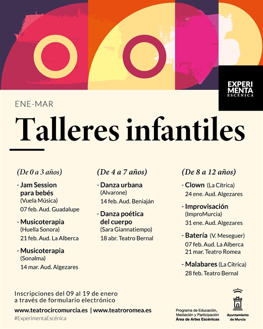 TALLERES INFANTILES (ENERO-ABRIL)
