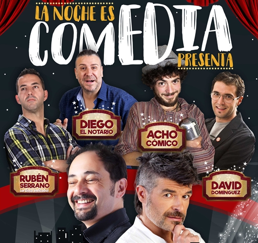 ‘’La noche es comedia’’, humor 100% murciano 