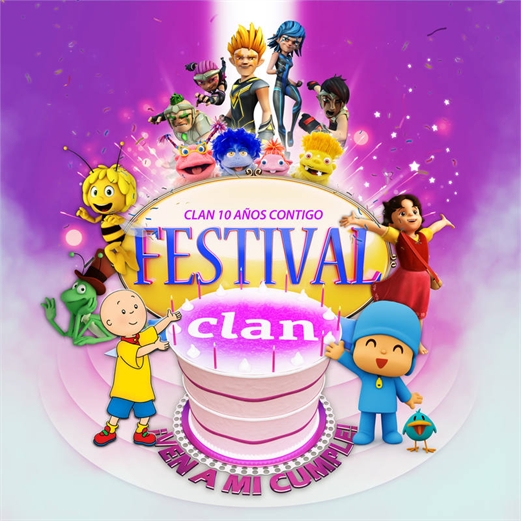 Clan celebra su 10º aniversario con la gira 'Ven a mi cumple', un gran festival musical 